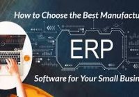 Manufacturing ERP Software Small Business